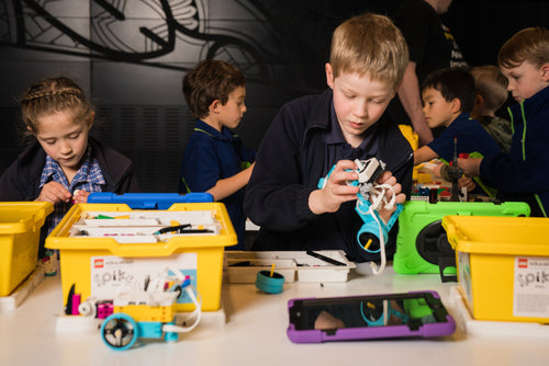 Battlebots with LEGO SPIKE Prime at Imagination Station